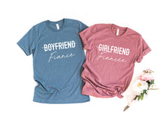 matching fiance shirts - matching couple shirts - fiance t-shirt set - couples shirts -soon to be bride shirt - engagement gift idea
