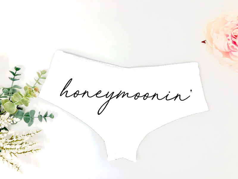Honeymoon Underwear Lingerie Set 3 Pairs Bridal Shower Gifts