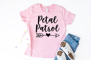 petal patrol, flower girl shirt, gift for flower girl, flower girl gift, petal patrol shirt, flower girl proposal, flower girl